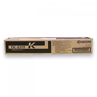 Genuine Kyocera TK8319K Black Toner Cartridge 12,000 Prints