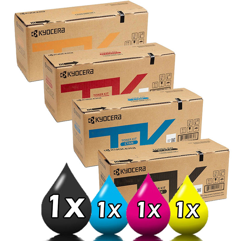 Genuine 4 Pack Kyocera TK-8549 Toner Value Pack [1BK, 1C, 1M, 1Y]
