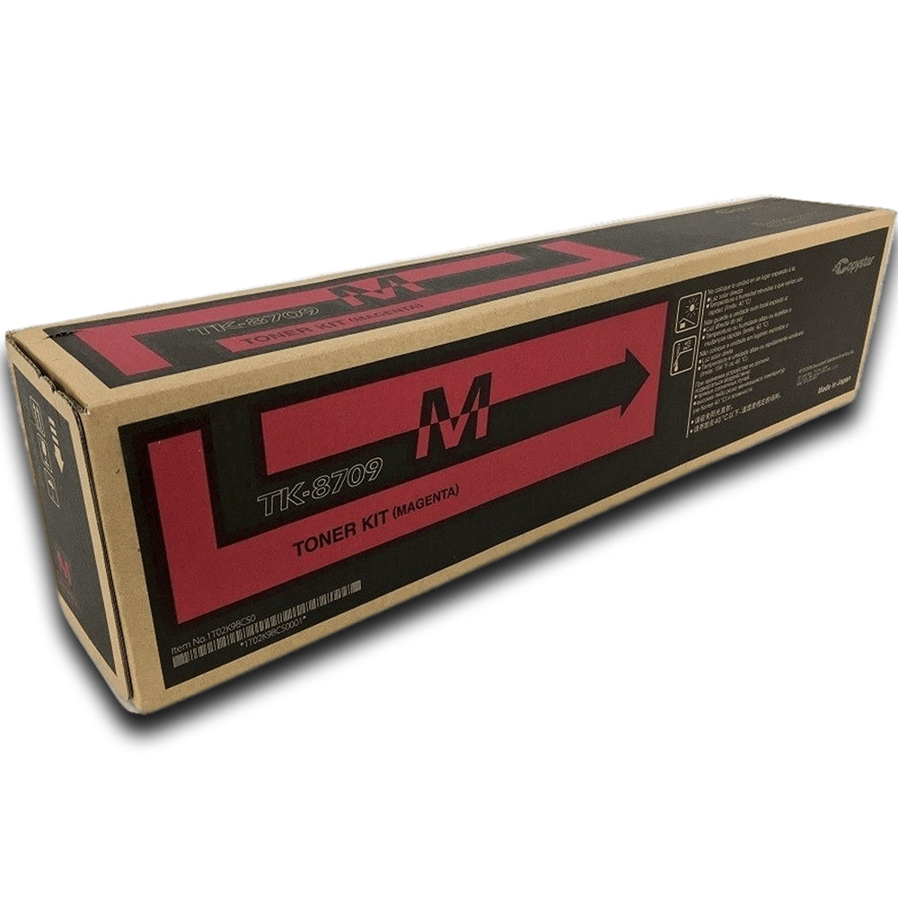 Genuine Kyocera TK-8709M Magenta Toner Cartridge 30,000 Print