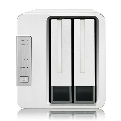 TERRAMASTER F2-223 2Bay NAS Storage - High Performance for SMB with N4505 Dual-Core CPU, 4GB DDR4 Memory, 2.5GbE Port x 2, Network Storage Server (Diskless)
