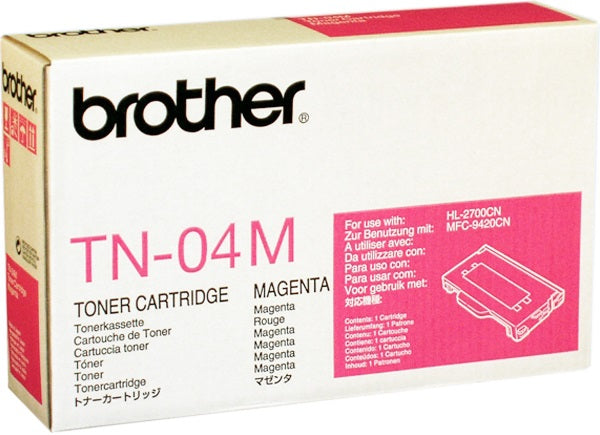 Genuine Brother TN-04M Magenta Toner Cartridge 6.6K Print Yield