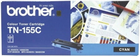 Genuine Brother TN-155C Cyan Toner Cartridge 4k Print Yield