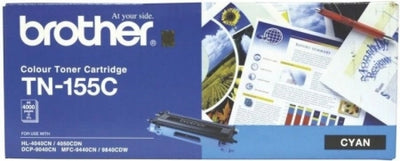Genuine Brother TN-155C Cyan Toner Cartridge 4k Print Yield