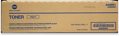 Konica Minolta Genuine Bizhub 223 283 TN-217 A202051 Black Toner Cartridge 17,500 Pages