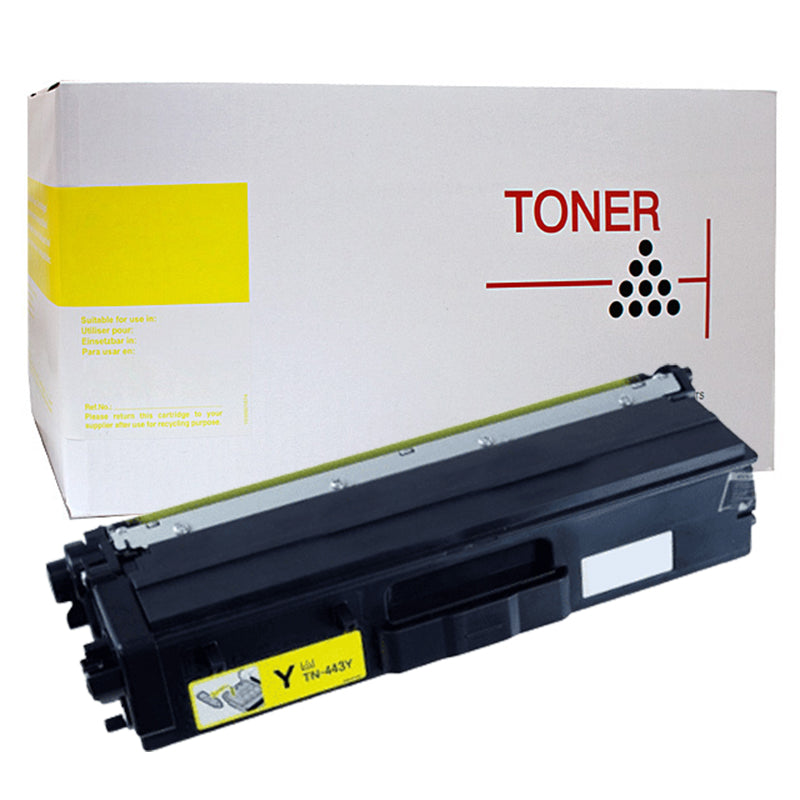 White Box Premium Brother TN443Y Yellow toner cartridge 4,000 Yield