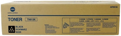 Konica Minolta TN613K Black Toner - 27,000 prints - (A0TM150) (Genuine)