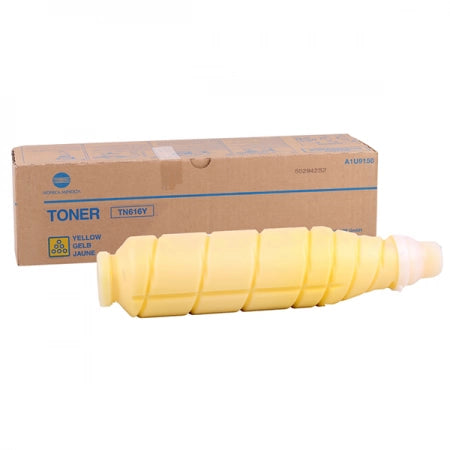 Konica Minolta Bizhub Press C6000 C7000 TN616Y A1U9250 Genuine Yellow Toner Cartridge 31k Print Yield