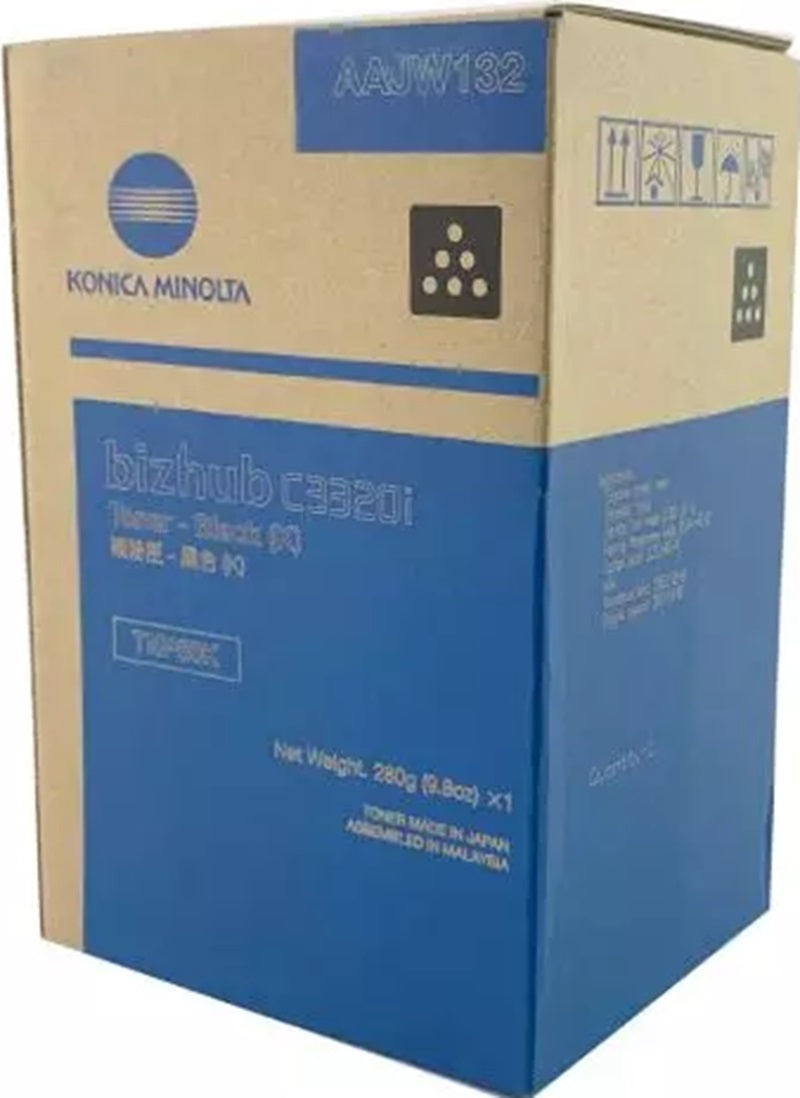 Genuine Konica Minolta Bizhub C3320i Black Toner Cartridge TNP80K AAJW192 - 13K Print