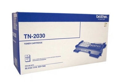 Genuine Brother TN2030 Black Toner Cartridge - 1000 Pages