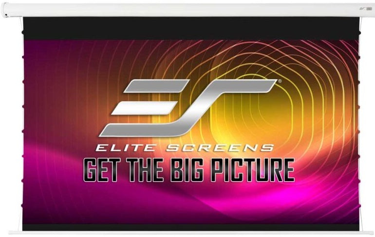 ELITE SCREENS 135inch VMAX TAB TENSION 16:9 WHITE CASE