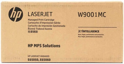 Genuine HP W9001MC Cyan Toner Cartridge LaserJet Managed 28,000 Pages ~ E65050 E65060