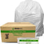 1000pcs 36L White Kitchen Tidy Bags Bin Liners Rubbish Bags 10 Micron Medium Strength 20 Packs/50pcs