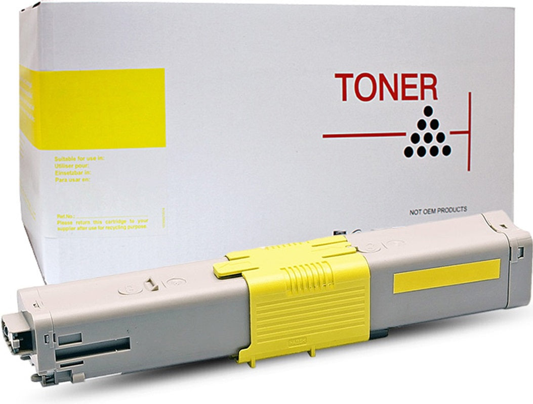 OKI New White Box C510DN Yellow Toner Cartridge (44469725) 5,000 Page