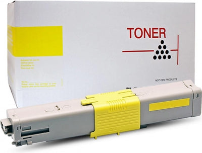 OKI New White Box C510DN Yellow Toner Cartridge (44469725) 5,000 Pages