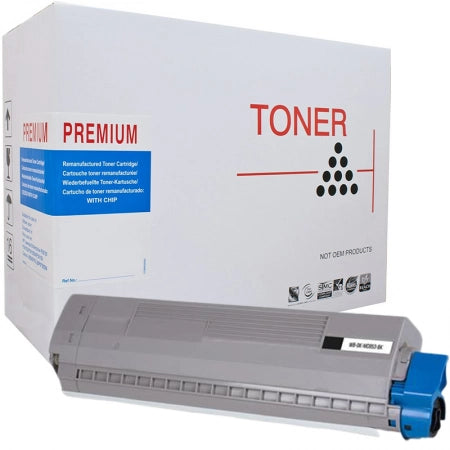 OKI MC853 White Box Black Toner Cartridge 45862844 7,000 Prints