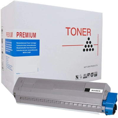 OKI MC853 White Box Black Toner Cartridge 45862844 7,000 Prints