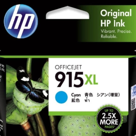 Genuine HP 915XL Cyan Ink Cartridge 3YM19AA 825 Pages