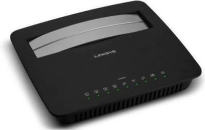 Linksys X3500 Wireless N750 Dual-Band Wi-Fi Gigabit ADSL2+ Modem Router #1A