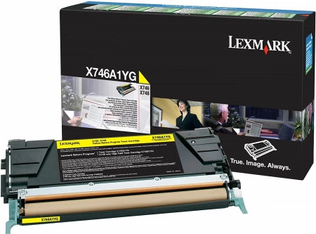 Lexmark X746A1YG Yellow Genuine Toner Cartridge 7K Print Yield