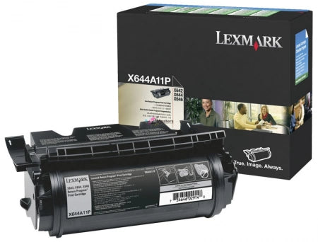 Lexmark X644A11P Black Genuine Toner Cartridge 10,000 Pages