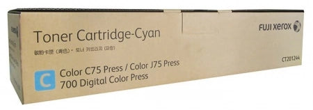 Genuine Fuji Xerox CT201244 Cyan Toner Cartridge C75 / 700i 17,000 Pages