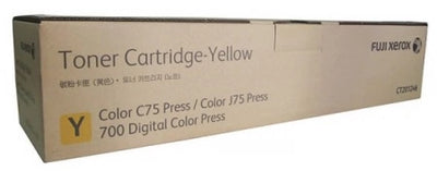 Genuine Fuji Xerox CT201246 Yellow Toner Cartridge C75 / 700i 17,000 Prints