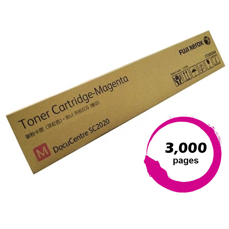 Genuine Fuji Xerox DocuCentre CT202248 (CT202240) Magenta Toner DocuCentre SC2020 3,000 Print