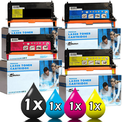 4 Pack Fuji Xerox C2200 CT350674-CT350677 Compatible Toner Cartridges [1BK+1C+1M+1Y]