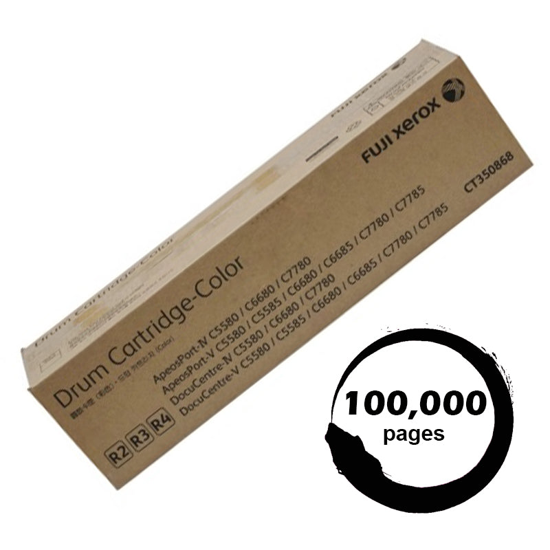 Genuine Fuji Xerox CT350868 Drum Unit [R1] [R2] [R3] 100,000 Pages For C5580 C6680 C7780