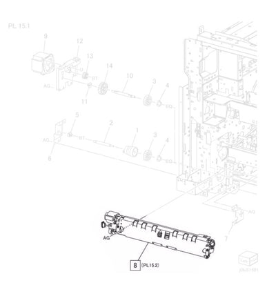 Fuji Xerox Registration Transport Assembly 059K66650 059K66657