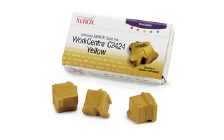 Genuine Fuji Xerox C2424 108R00662 Yellow Solid Ink Cartridge 3,400 Prints