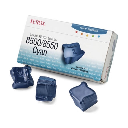 Genuine Fuji Xerox 8500 108R00898 Cyan Ink Cartridge 3,000 Prints