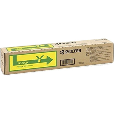 Genuine Kyocera TASKalfa 356ci TK5209Y Yellow Toner Cartridge 12,000 Print