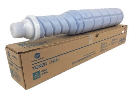 Genuine Konica Minolta TN-620C Cyan Toner Cartridge (A3VX431) 78K Print Yield
