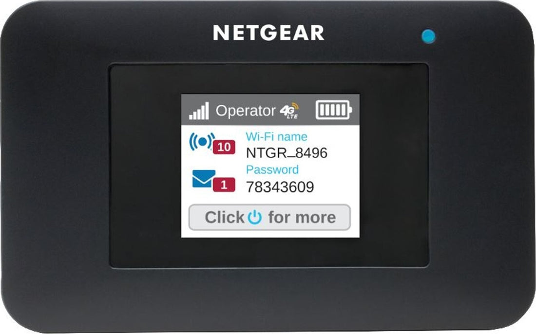 Netgear AirCard Mobile Hotspot 4G LTE Sim Card Router AC797s-100NAS WiFi Connect up to 15 Devices Unlocked Refurbished
