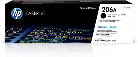 Genuine HP 206A W2110A Black Toner Cartridge PRO M255 / M282 / M283 / 1,350 Pages