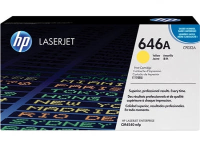 Genuine HP 646A  CF032A Yellow Toner Cartridge 12,000 Prints