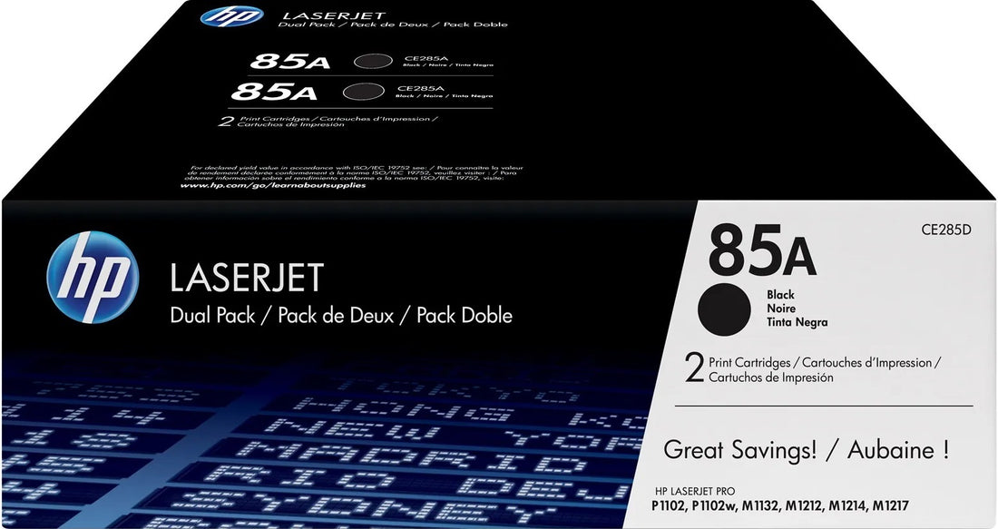 Genuine HP 85A Twin Pack CE285AD (1,600 pages x 2)
