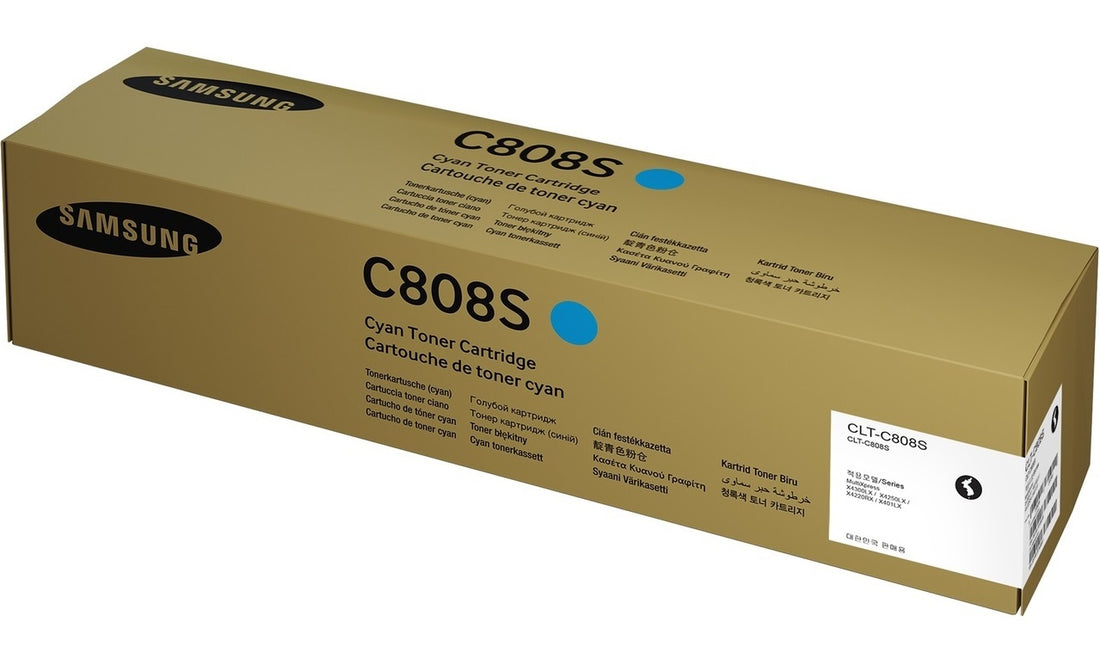 Genuine Samsung CLT-C808 Cyan Toner SS561A 20,000 Page