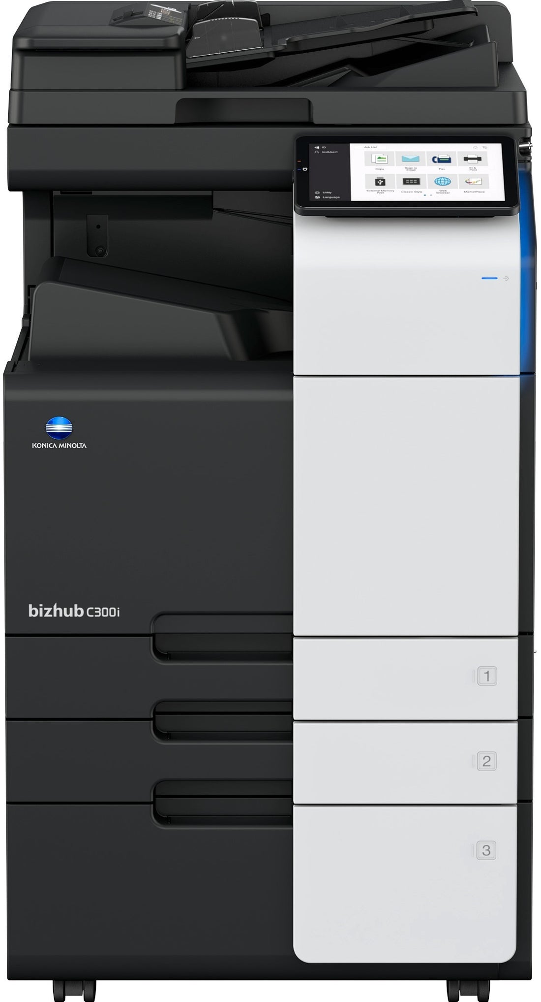 Konica Minolta Bizhub C300i A3 Color Laser Multifunction Printer + PC-416 Large Capacity Tray