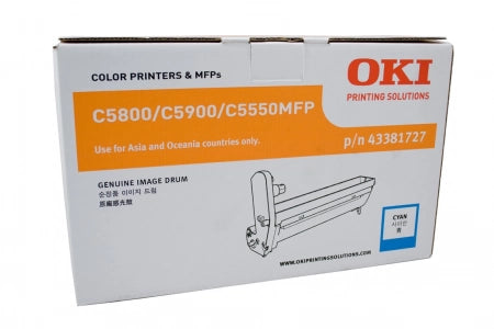 Genuine OKI C5650 43870011 Cyan Drum Unit 20,000 Prints