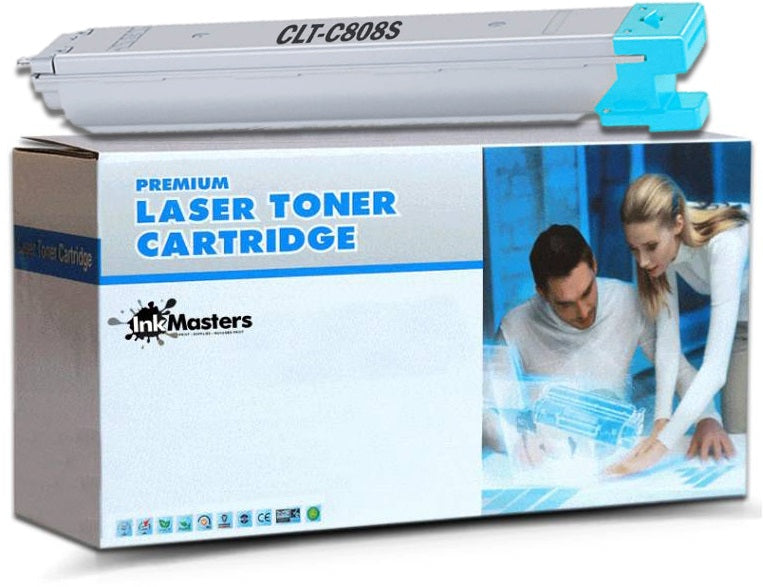 Samsung CLT-C808 Compatible Cyan Toner SS561A 20,000 Page