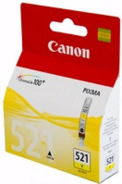 Genuine Canon CLI521Y Yellow Ink 477 Prints