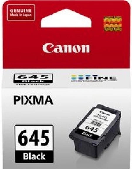 Genuine Canon PG645 Black Ink Cartridge 180 Pages