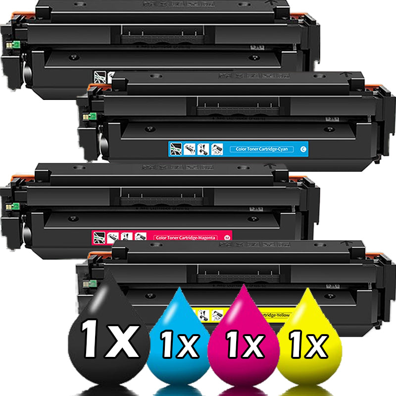 4 Pack Canon T09 Compatible Toner Cartridge Value Pack [1BK, 1C, 1M, 1Y]