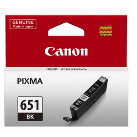 Genuine Canon CLI651BK Black Ink Cartridge 1,795 Prints