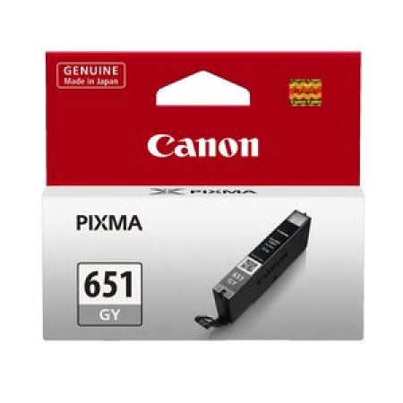 Genuine Canon CLI651GY Grey Ink Cartridge 348 Prints