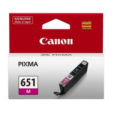 Genuine Canon CLI651M Magenta Ink Cartridge 319 Prints