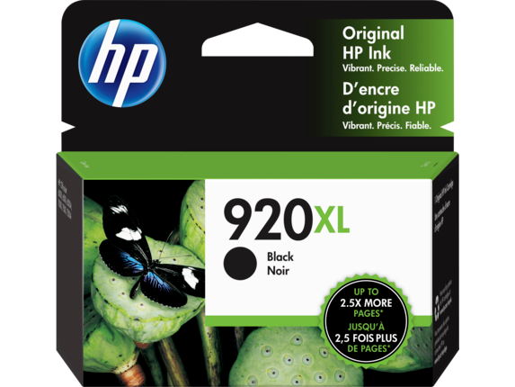 Genuine HP 920XL CD975AA Black Ink Cartridge 1200 Print