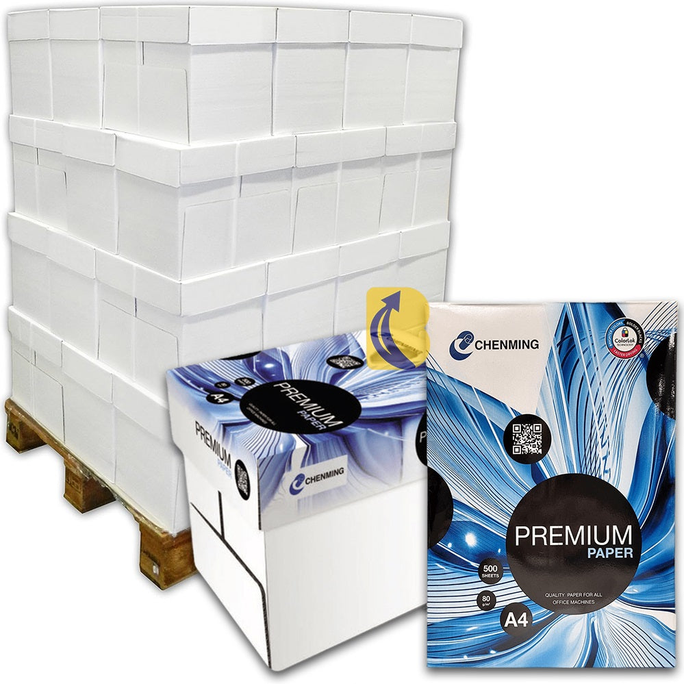 Chenming Premium A4 White Copy Paper with ColorLok technology 80gsm 300 Reams (50 Sheets Per Ream) [delivered]